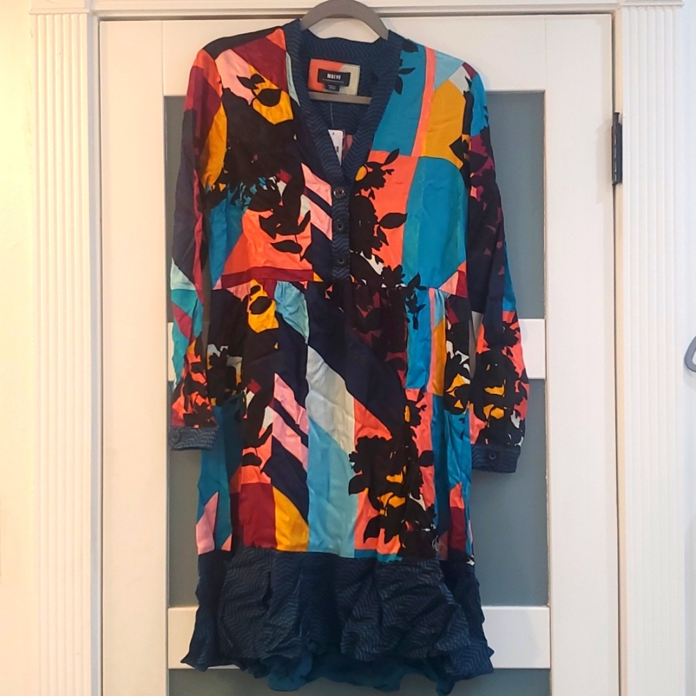 NWT Maeve Multi colored Midi dress